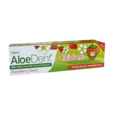 Dentifrico AloeDent para Niños Sabor Fresa 50ml Optima