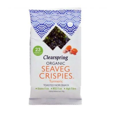 Snack de alga Nori con Curcuma 4g Clearspring
