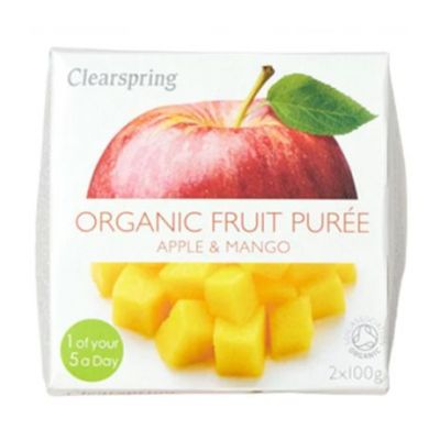 Compota de Manzana y Mango Bio 2x100g Clearspring