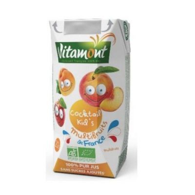 Zumo Multifrutas Bio 4x200ml Vitamont
