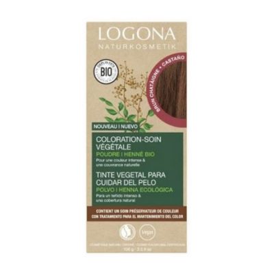 Colorante Vegetale Bio Vegan Castagna 100g Logona