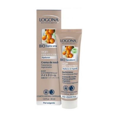 Age Protection Hyaluron Night Facial Cream 30ml Logona