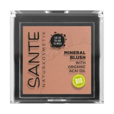 Colorete Mineral 02 Coral Bronce Bio Vegan 5g Sante