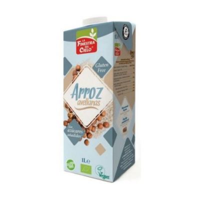 Hazelnut Rice Vegetable Drink Gluten Free Eco Vegan 6x1L La Finestra Sul Cielo