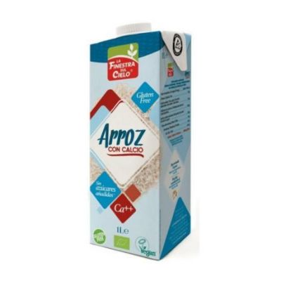 Vegetable Rice Drink with Calcium Gluten-Free Bio Vegan 6x1L La Finestra Sul Cielo