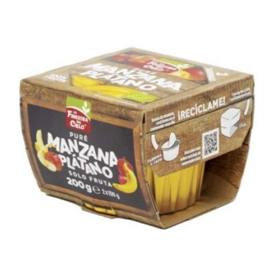 Maxitos Organic Gluten-Free Apple and Banana Puree 200g La Finestra Sul Cielo