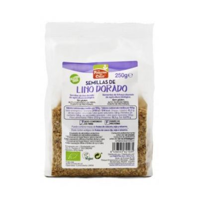 Semillas de Lino Dorado SinGluten Bio 250g La Finestra Sul Cielo