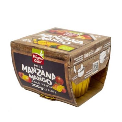 Organic Mango Apple Puree 2 units x 100g La Finestra Sul Cielo
