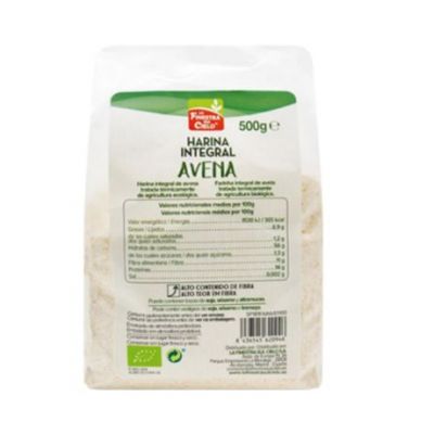 Organic Whole Oatmeal Flour 500g La Finestra Sul Cielo