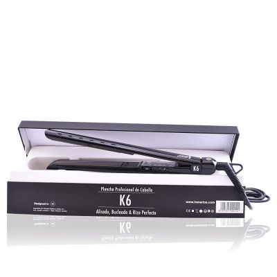 K6 Plancha Para El Cabello #Negra