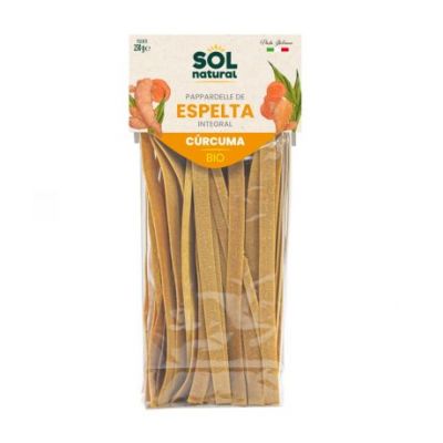 Parpadelle di Farro Integrale con Curcuma Bio 250g Solnatural