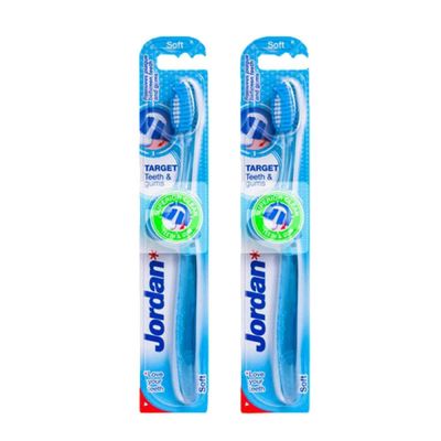 Jordan Teeth & Gums Cepillo Dental #Suave 2 Uds