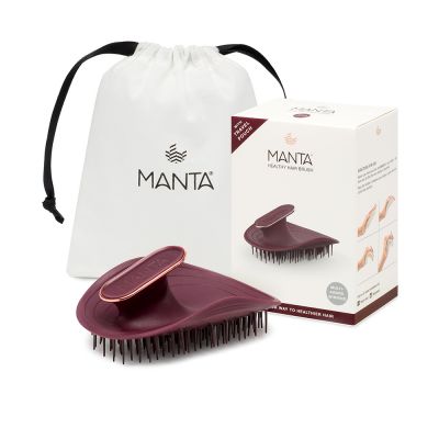 HEALTHY HAIR BRUSH ultra gentle #burgundy-rose gold 1 pz