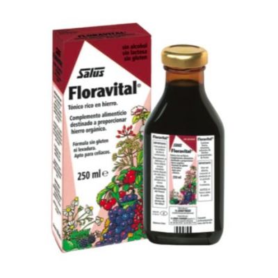 Floravital Rico en Hierro SinGluten Vegan 250ml Salus