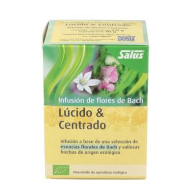 Infusion de Flores de Bach Lucido y Centrado Bio 15inf Salus