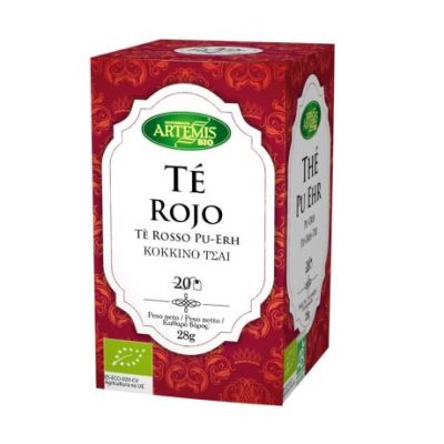 Red Tea Pur Erh Infusion Bio Vegan 20inf Artemis