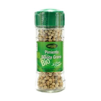 White Pepper Grain Organic Jar 45g Artemis