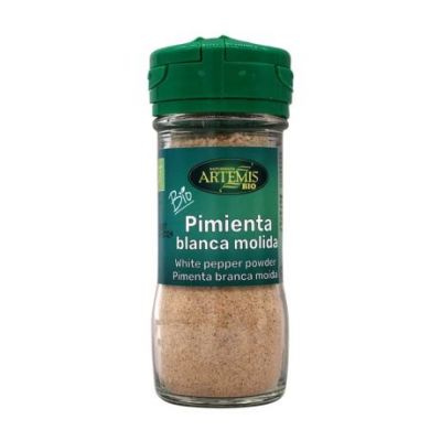 Organic Vegan Ground White Pepper 38g Artemis
