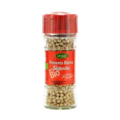 Pimienta Blanca Molinillo Bio 40g Artemis