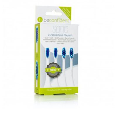 SONIC TOOTHBRUSH HEADS REGULAR/WHITENING WHITE lote 4 pz