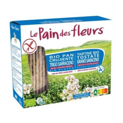 Tostadas de Trigo Sarraceno Sin Sal SinGluten Bio Vegan 150g Le Pain Des Fleurs