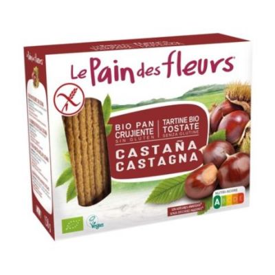 Tostadas de Pan de Castañas SinGluten Bio Vegan 150g Le Pain Des Fleurs