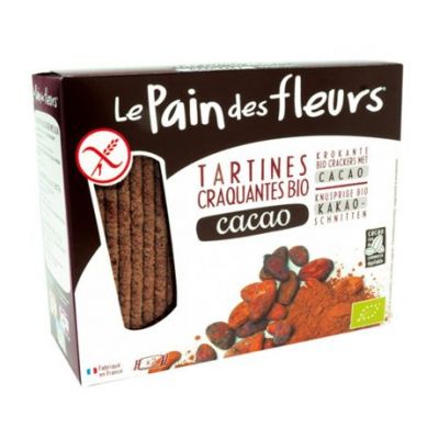 Tostadas de Pan con Cacao SinGluten Bio Vegan 160g Le Pain Des Fleurs