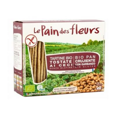 Tostadas de Garbanzo SinGluten Bio Vegan 150g Le Pain Des Fleurs