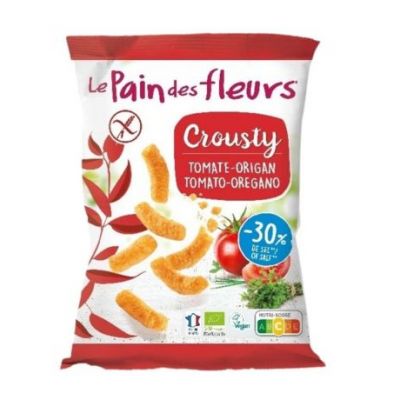 Ganci Croccanti Di Pomodoro E Origano Eco 75g Le Pain des Fleurs
