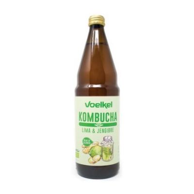 Kombucha Lime Ginger Eco Tea 750ml Voelkel