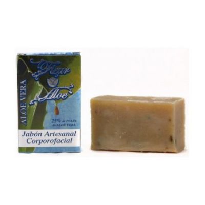 Jabon Artesanal Corpofacial de Aloe Vera Fleuraloe 100g Aloe Vida