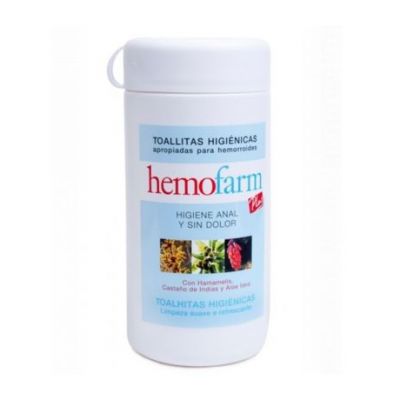 Hemofarm Plus Hémorroïdes Pot 1x60 lingettes