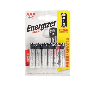 Pack de piles ENERGIZER MAX POWER LR03 AAA x 6 unités
