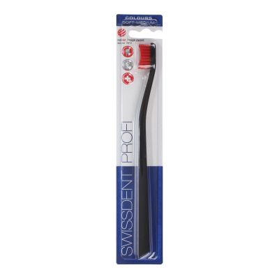 Colours Classic Toothbrush #Black&Red