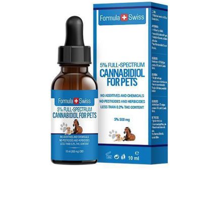 CANNABIDIOL FOR PETS hemp seed oil 500mg CBD 10 ml