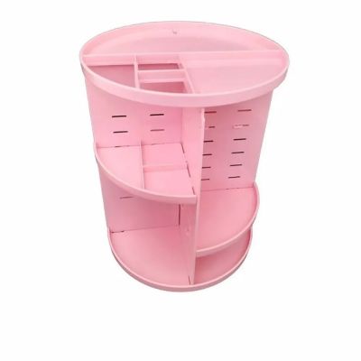 ORGANIZADOR MAQUILLAJE giratorio #rosa 1 u