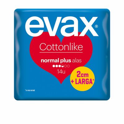 COTTONLIKE serviettes normales plus ailes 14 unités