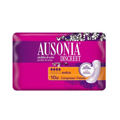Discreet Serviettes Extra pour Incontinence 10 Unités