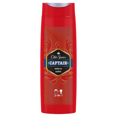 Old Spice Captain Shower Gel and Shampoo 400Ml