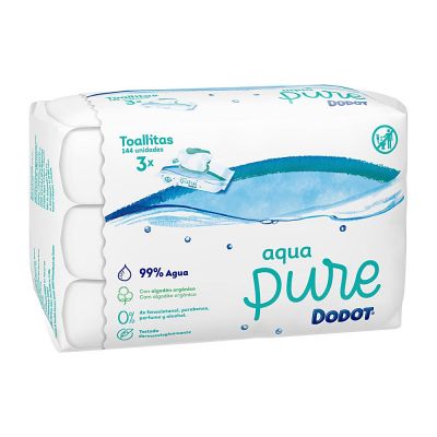 Dodot Lingettes Humides Pure 99% Eau 144 Unités
