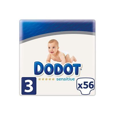 Dodot Couches Sensitive T-3 56 unités