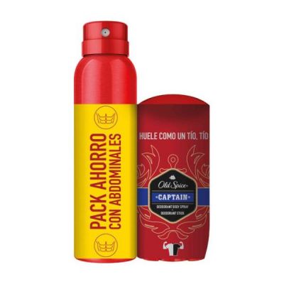 Old Spice Captain Deodorant Spray 150Ml Set 2 Pieces 2019