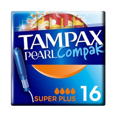 Tampax Pearl Compak Tampón Super Plus 16 Uds