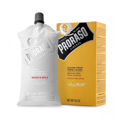 Proraso (Ligne Jaune) Crème à Raser Bois & Épices 275Ml