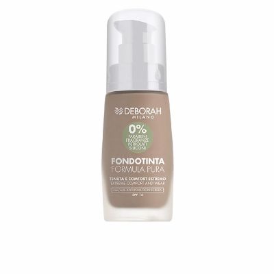 FORMULA PURA fondo fluido SPF15 #4-ámbar
