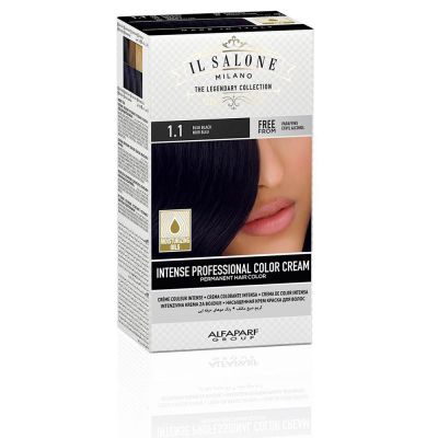 INTENSE PROFESSIONAL COLOR CREAM permanent hair color #1.1