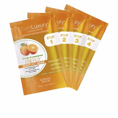 PEDICURE & MANUCURE COMPLETE ORANGE lot 4 pcs
