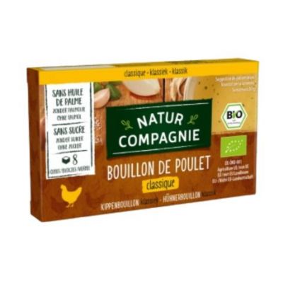 Cubes de Bouillon de Poulet Bio 88g Natur Compagnie