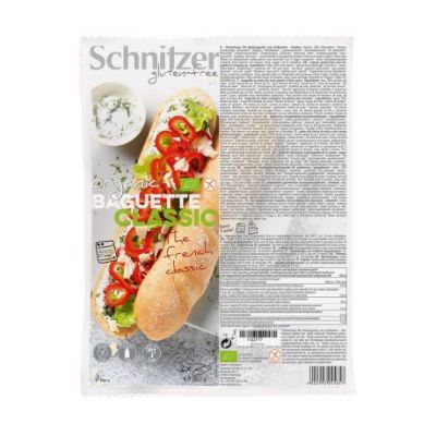 Baguette Classic Corn for Baking Gluten Free Bio 360g Schnitzer