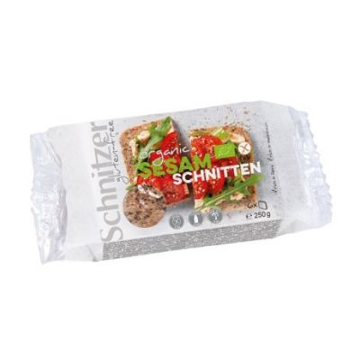 Pan Fermentado Trigo Sarraceno Sesamo SinGluten 250g Schnitzer